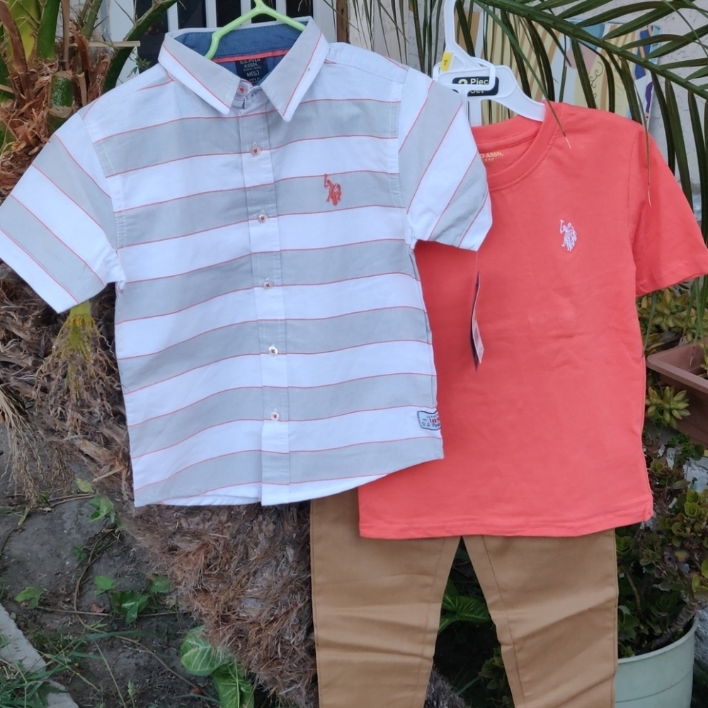 U.S. Polo ASSN. Boys set 3 piece